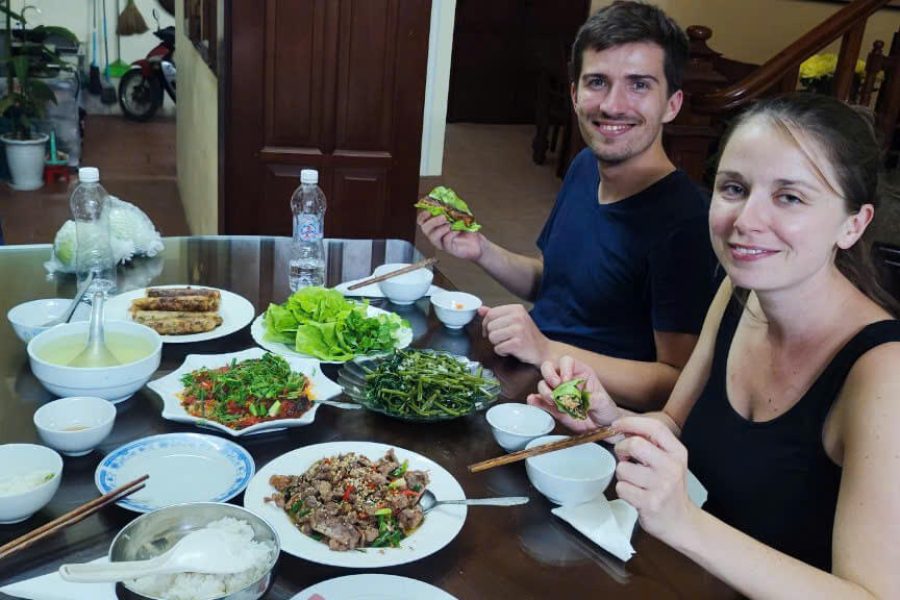 vietnam home host meals with local